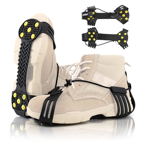 Griptik Ice Cleats – 10 Steel Studs (One Size)