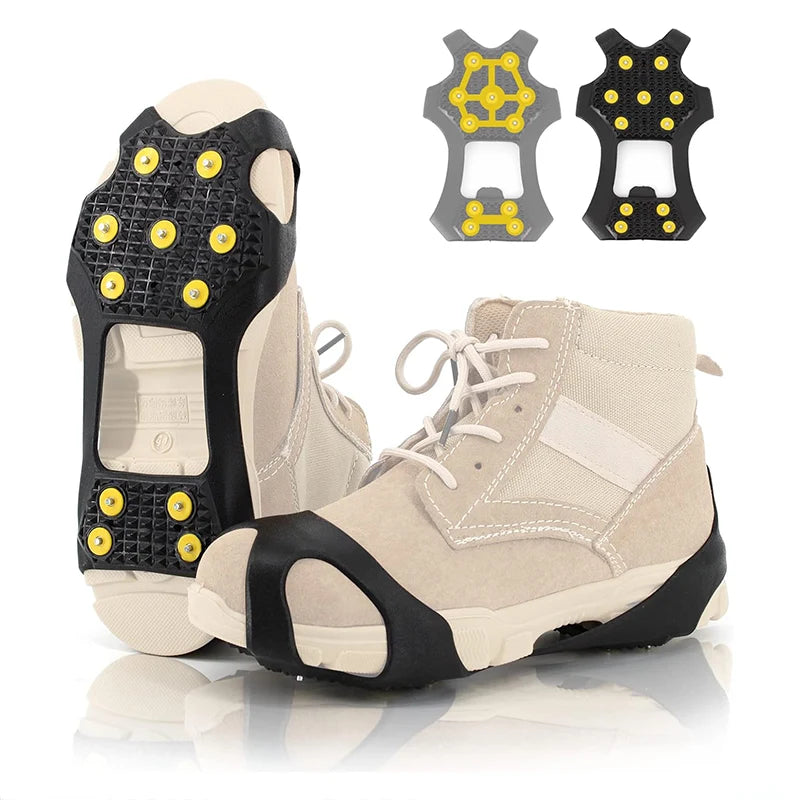Griptik Ice Cleats – 11 Steel Studs (One Size)