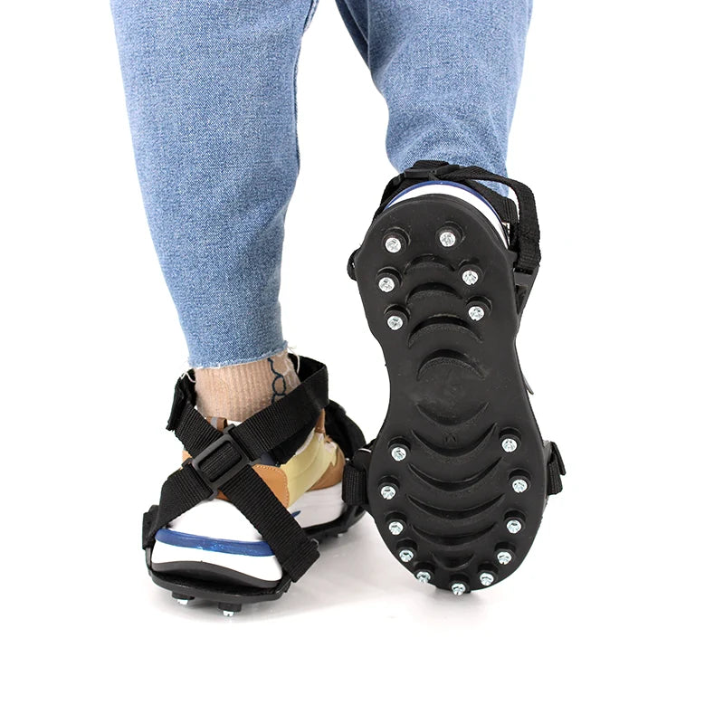 Griptik Ice Cleats – 17 Heat-Treated Steel, Adjustable (S/M/L/XL)
