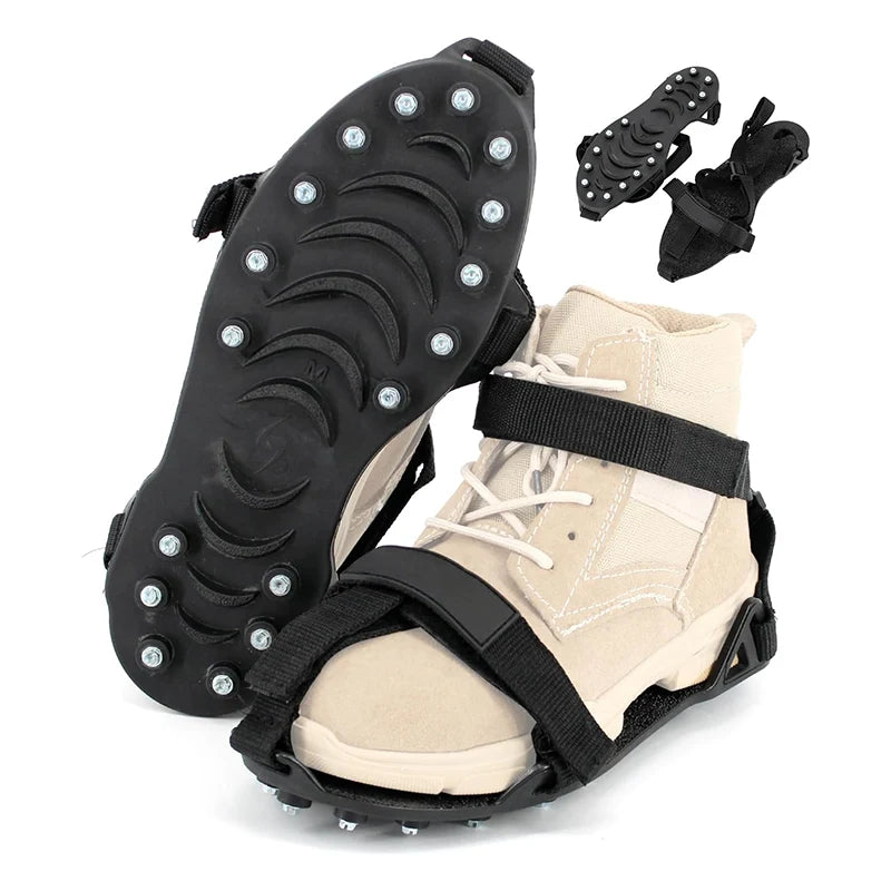 Griptik Ice Cleats – 17 Heat-Treated Steel, Adjustable (S/M/L/XL)